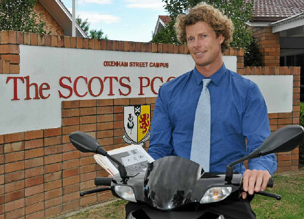 ADVENTURER: Scots PGC’s latest teaching recruit Shane Pisani. ADVENTURER: Scots PGC’s latest teaching recruit Shane Pisani.
